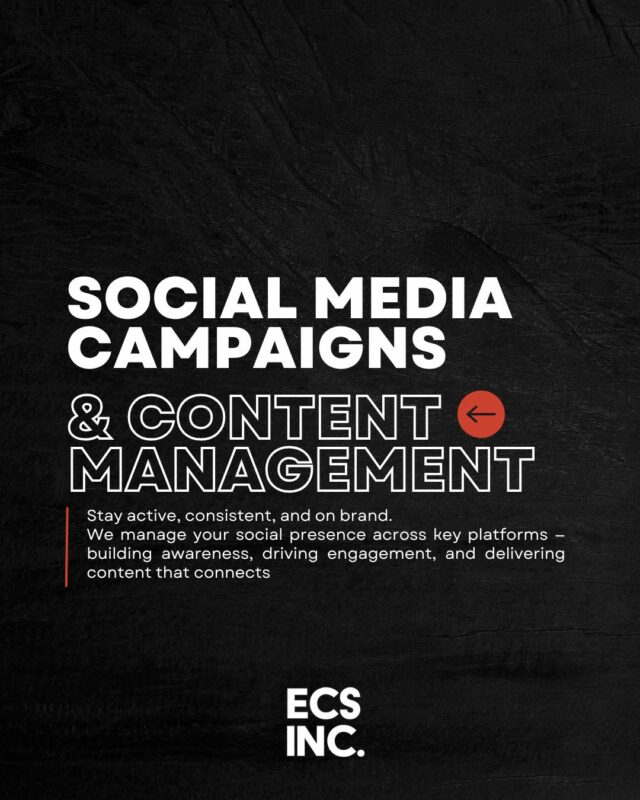 social media campaigns and content management